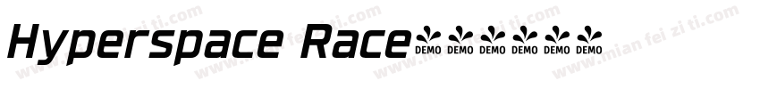 Hyperspace Race字体转换